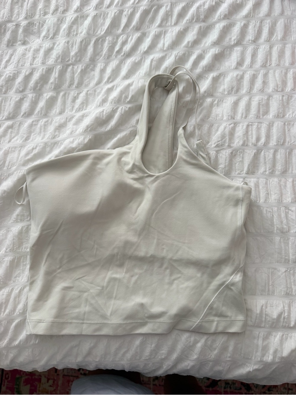 lululemon athletica Ivory Racerback Tank
